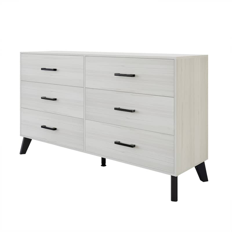 CraftPorch Corduroy 4-pieces Mid-Century Modern Light Blue Twin Size Bed with Light Grey Furniture Bedroom Set