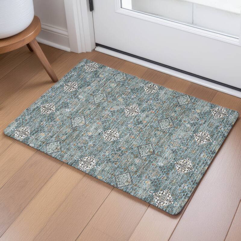 Machine Washable Indoor/ Outdoor Global Bidunga Chantille Rug