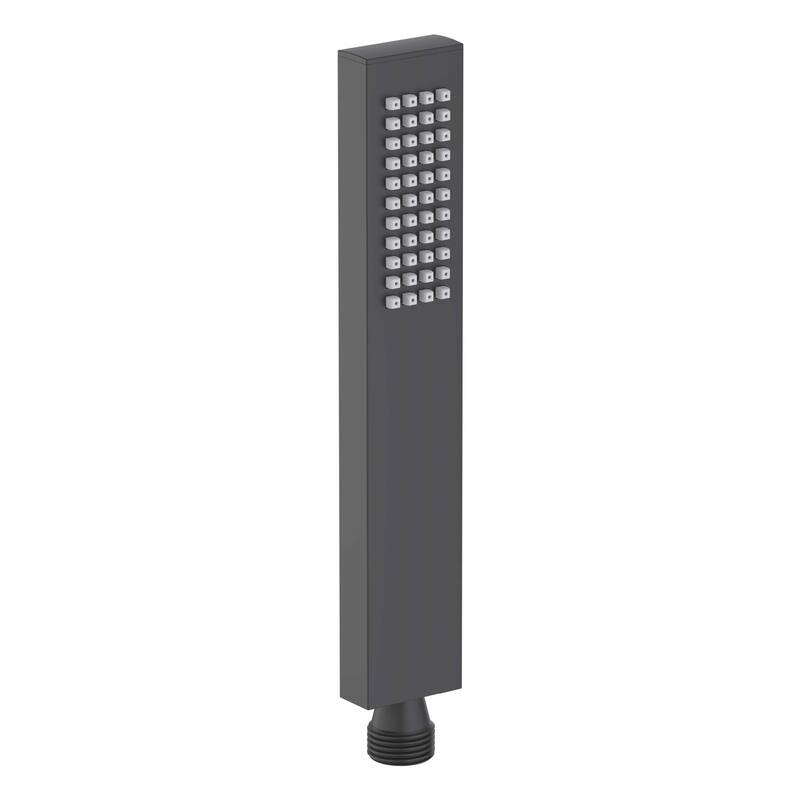 Cube Metal Handheld Shower Head - Matte Black