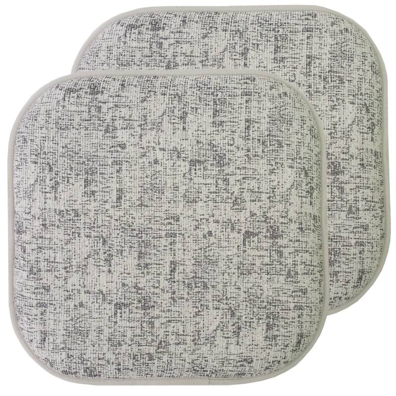 Sweet Home Collection Broadway Memory Foam Non Slip Back Chair Pad Cushion - 16"x16"