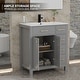 preview thumbnail 58 of 143, Modern Bathroom Vanity with Sink & Faucet Storage Cabinet Set