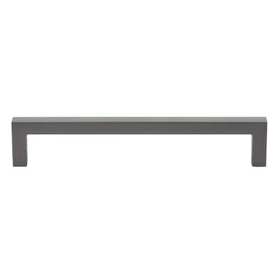 GlideRite 6-5/16 in. Center to Center Solid Square Bar Pull Graphite - 21683-160-GPH