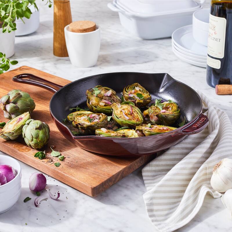STAUB Cast Iron 10-inch Fry Pan