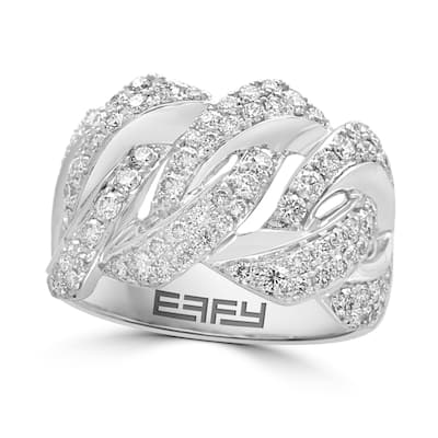 Effy Women's 14K White Gold Diamond Ring