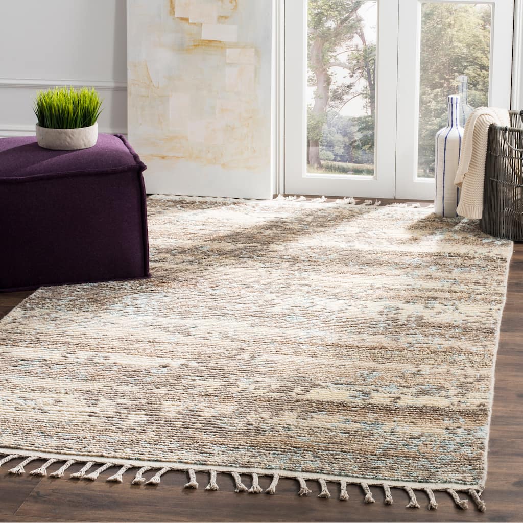 SAFAVIEH, Hand-knotted Kenya Engelica Southwestern Tribal Wool Rug