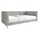 preview thumbnail 19 of 18, CraftPorch Luxury Twin Size Upholstered Daybed Silver Grey