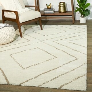 Carson Carrington Islandsberg Neutral Geometric Indoor Area Rug - Bed ...