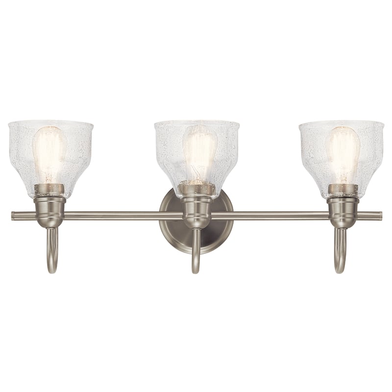 Kichler Lighting Avery 3-light Brushed Nickel Bath Vanity Fixture