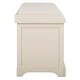 preview thumbnail 6 of 8, SAFAVIEH Lonan White 3-drawer Wicker Storage Bench - 47" W x 16.1" L x 19.9" H