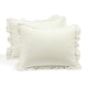 preview thumbnail 35 of 38, Silver Orchid Gerard Shabby Chic Ruffle Lace Comforter Set