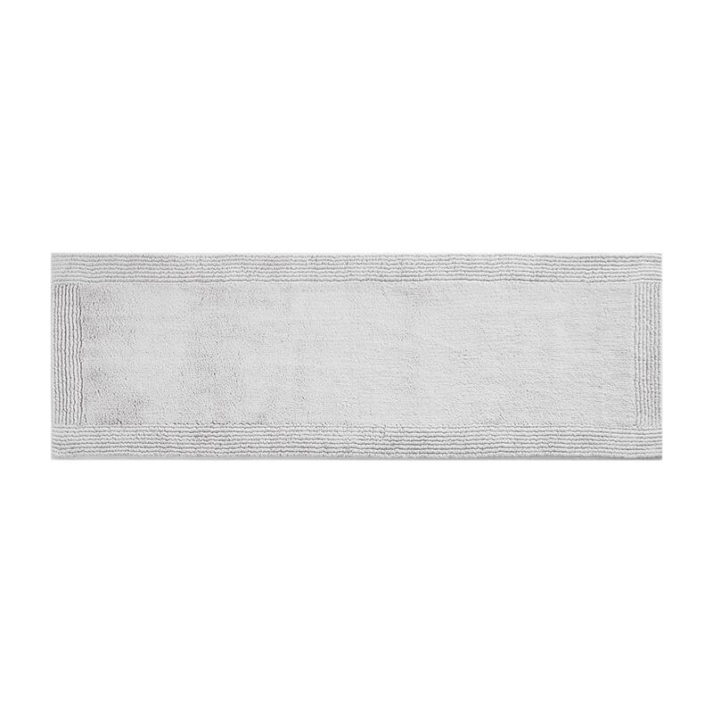 Cotton Tufted 3000 GSM Reversible Bath Rug - 24x72" - Grey