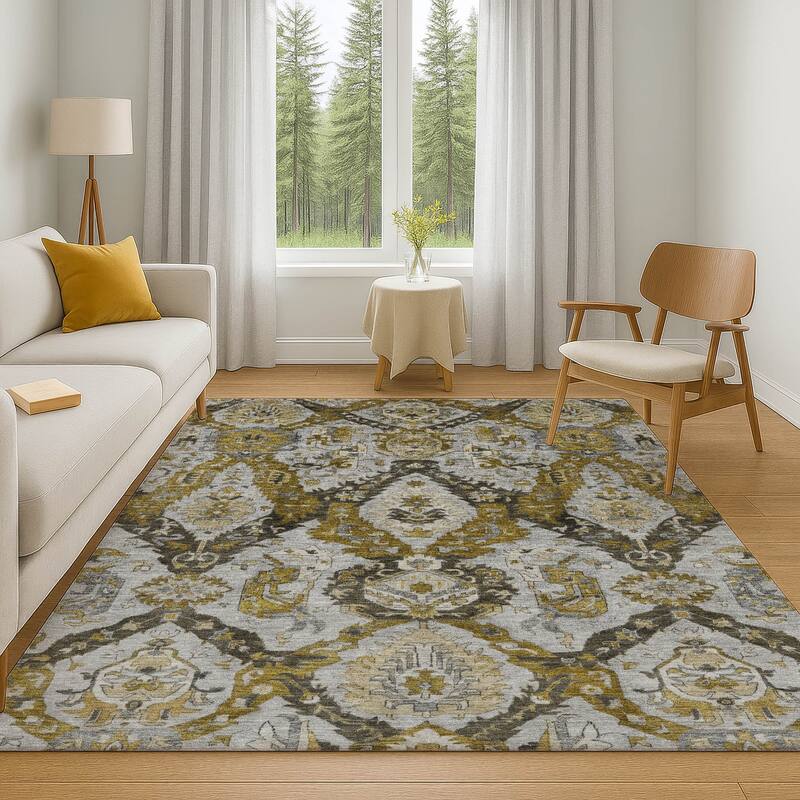 Premium Washable Super Soft Global Traditional Mayfield Rug