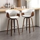 preview thumbnail 8 of 186, 26"/29" Faux Leather Swivel Bar Stools, Wood Counter Stool