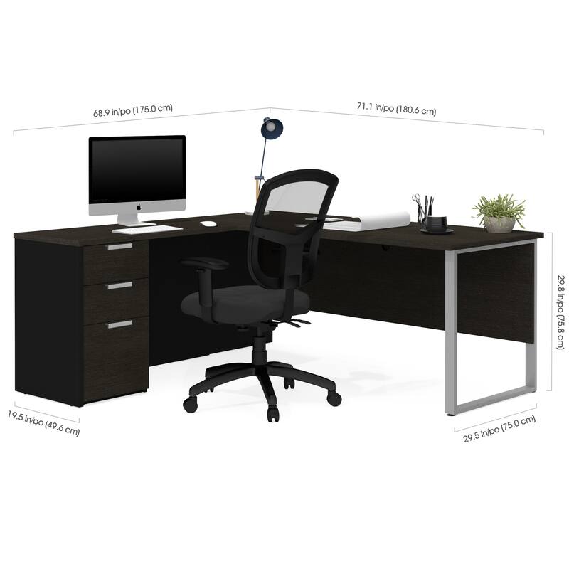 Bestar Pro-Concept Plus L-shaped Office Desk