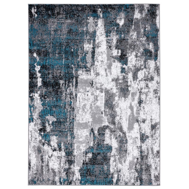 Luxe Weavers Modern Abstract Pattern Medium Pile Area Rug - 5' x 7'