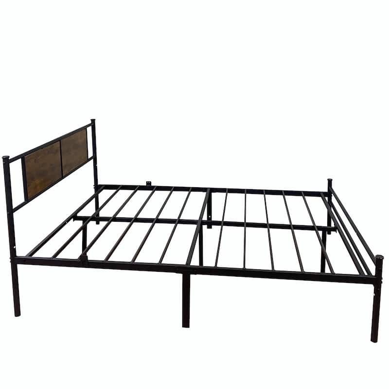 Engineered Wood Bed Frame, Natural Finish