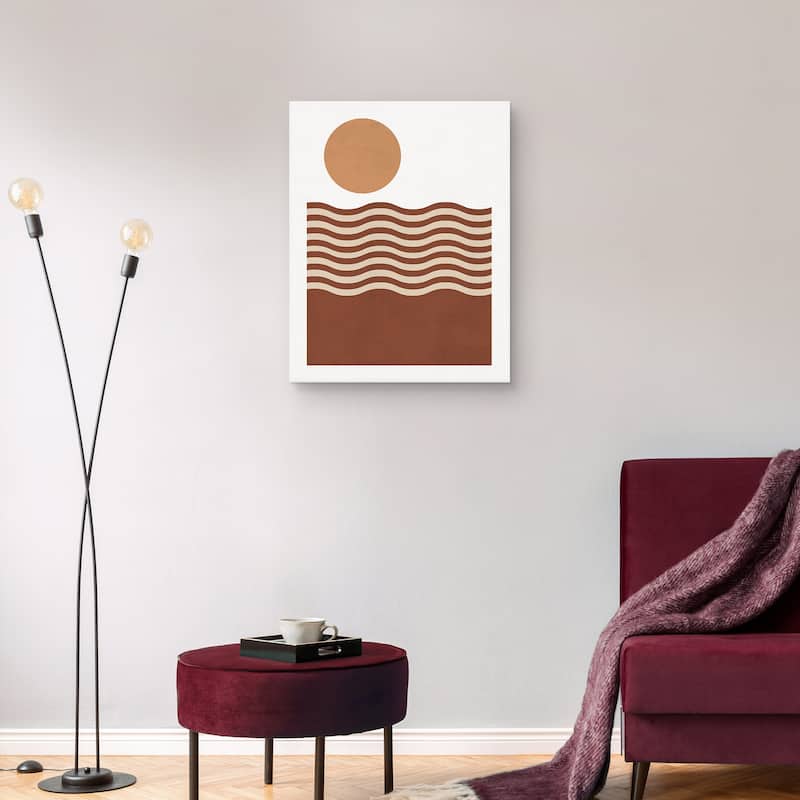 Graphic Sea by Sisi and Seb Canvas Art Print