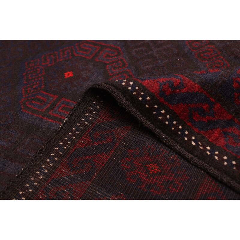 ECARPETGALLERY Hand-knotted Teimani Dark Brown Wool Rug - 3'7 x 6'4