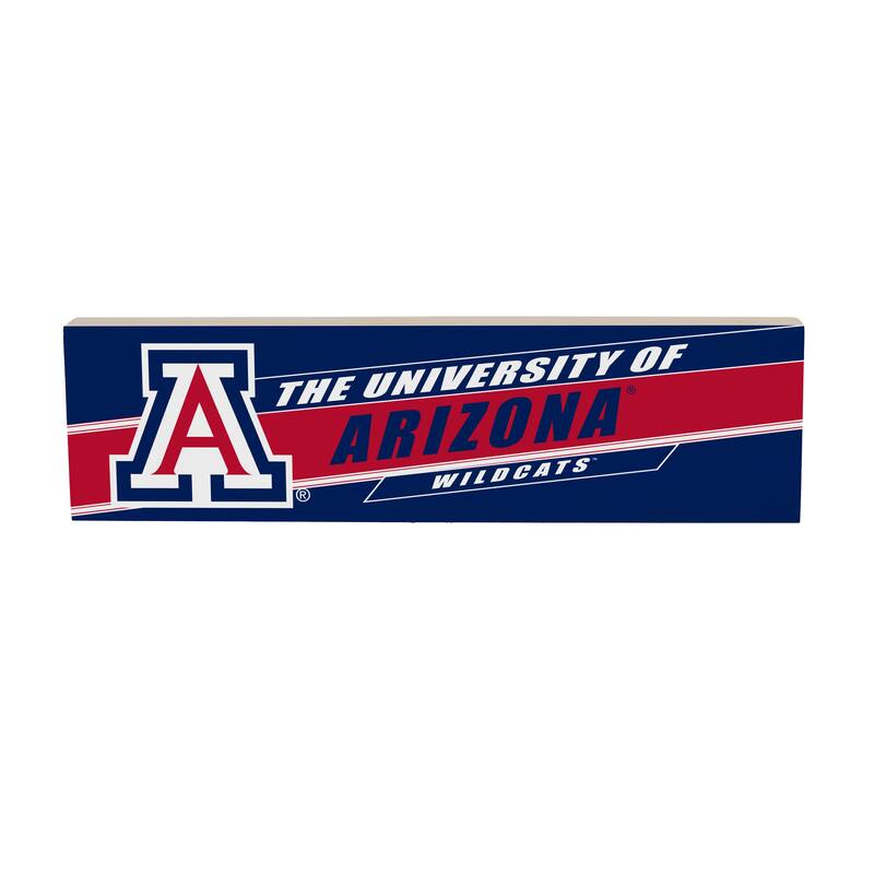 University of Arizona Wooden Tabletop Mantel Shelf Sign