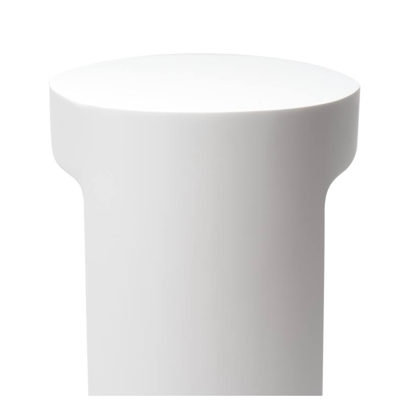 ALFI brand ABST66 White Matte Solid Surface Resin Bathroom / Shower Stool