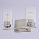 preview thumbnail 3 of 9, Vaxcel Lighting W0526 Park Ridge 2 Light 13" Wide Vanity Light