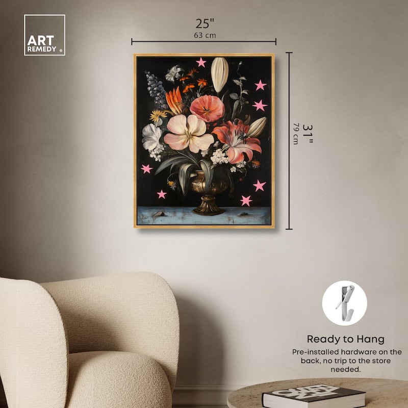 TANY's Floral Universe I Canvas by Art Remedy