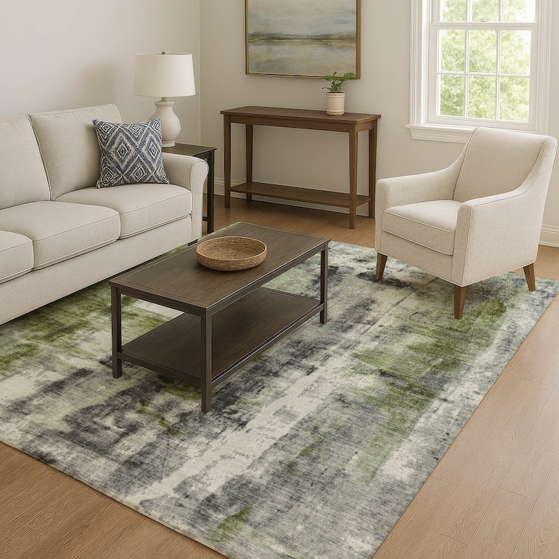 Premium Washable Super Soft Abstract Glam Mayfield Rug