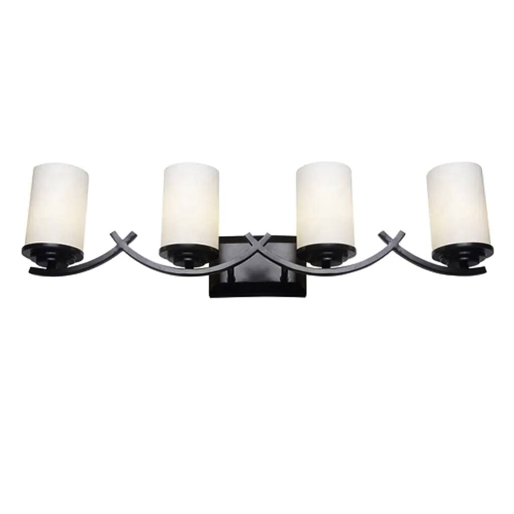 Brina 4 Light Vanity Lighting in Oil Rubbed Bronze - 6.5L x 31.88W x 7.88H in.