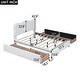 preview thumbnail 13 of 14, Full Size PU Leather Upholstered Platform Bed with 4 Drawers