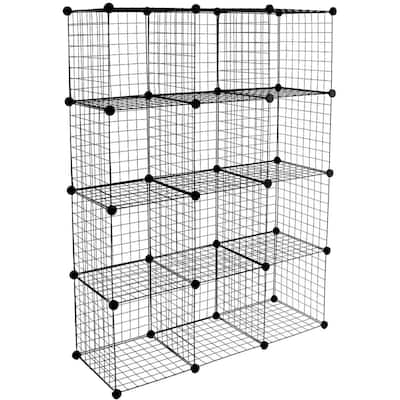 Work-It! 12-Cube Wire Storage Organizer