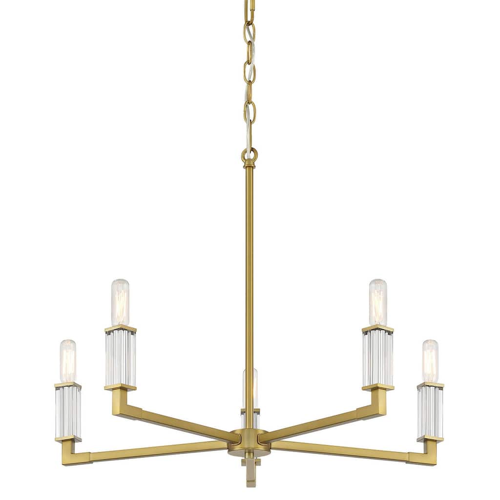 Minka Lavery 1457 Oro District 5 Light 23" Wide Vantage Chandelier