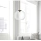 preview thumbnail 7 of 7, Elegant Lighting Baxter Single Light 14" Wide Pendant with Clear Glass