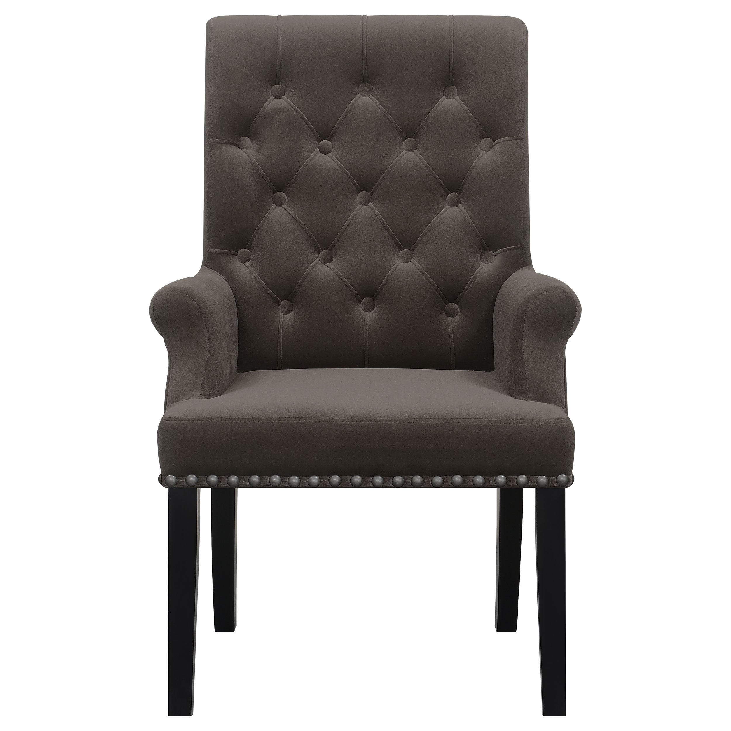 Alana Tufted Upholstered Dining Armchair with Padded Seat and Back  -image