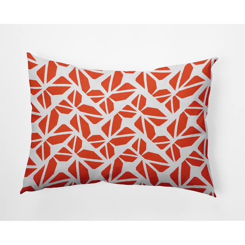 Kaleidoscope Graffiti Accent Pillow - Harvest Orange - 14" x 20"