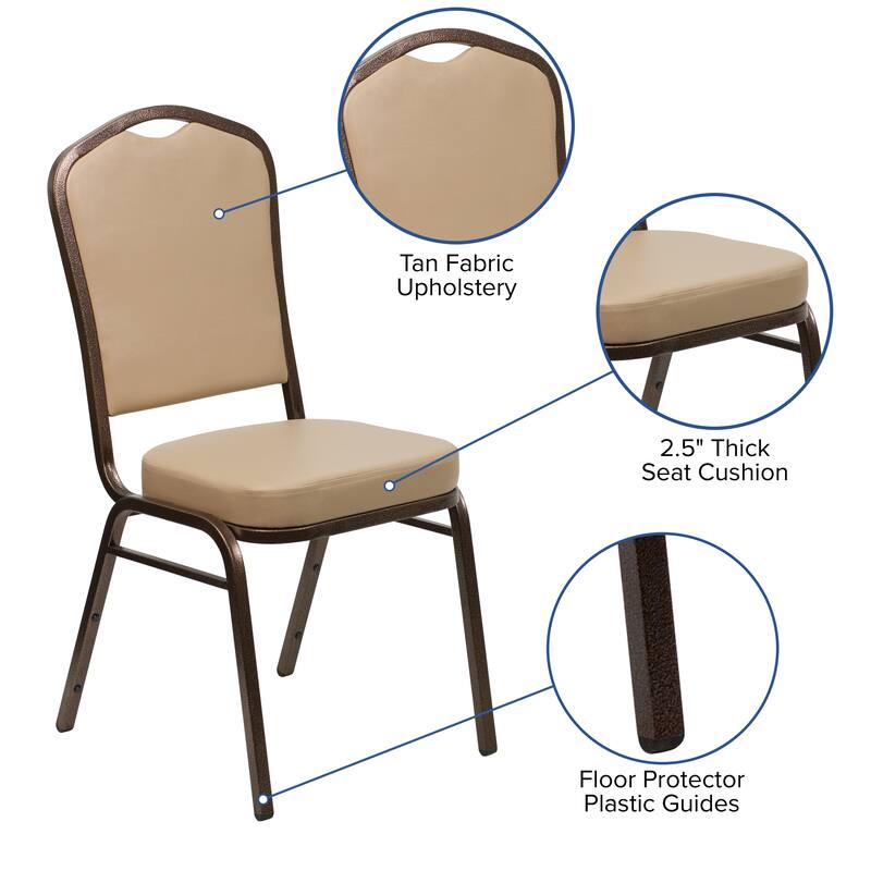 Crown Back Stacking Banquet Chair