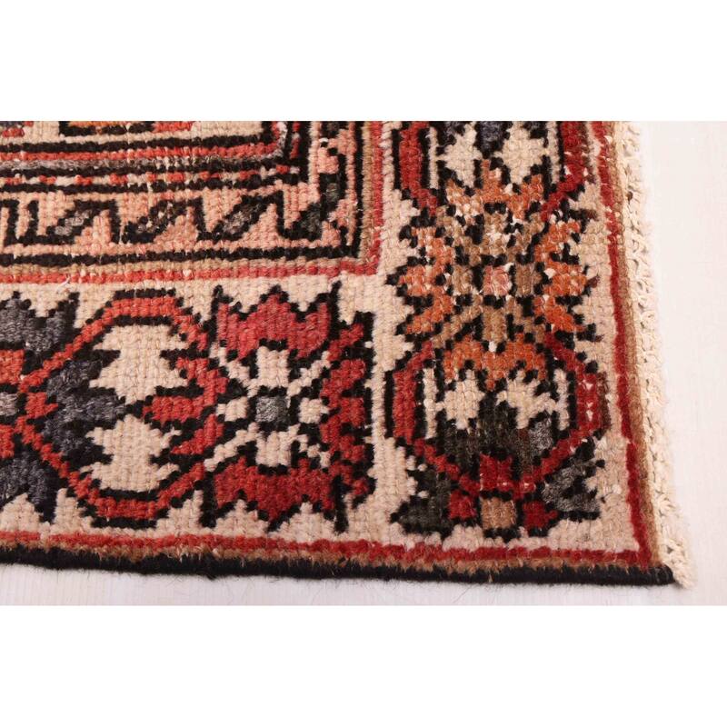 ECARPETGALLERY Hand-knotted Kayseri Vintage Dark Copper Wool Rug - 6'2 x 9'7