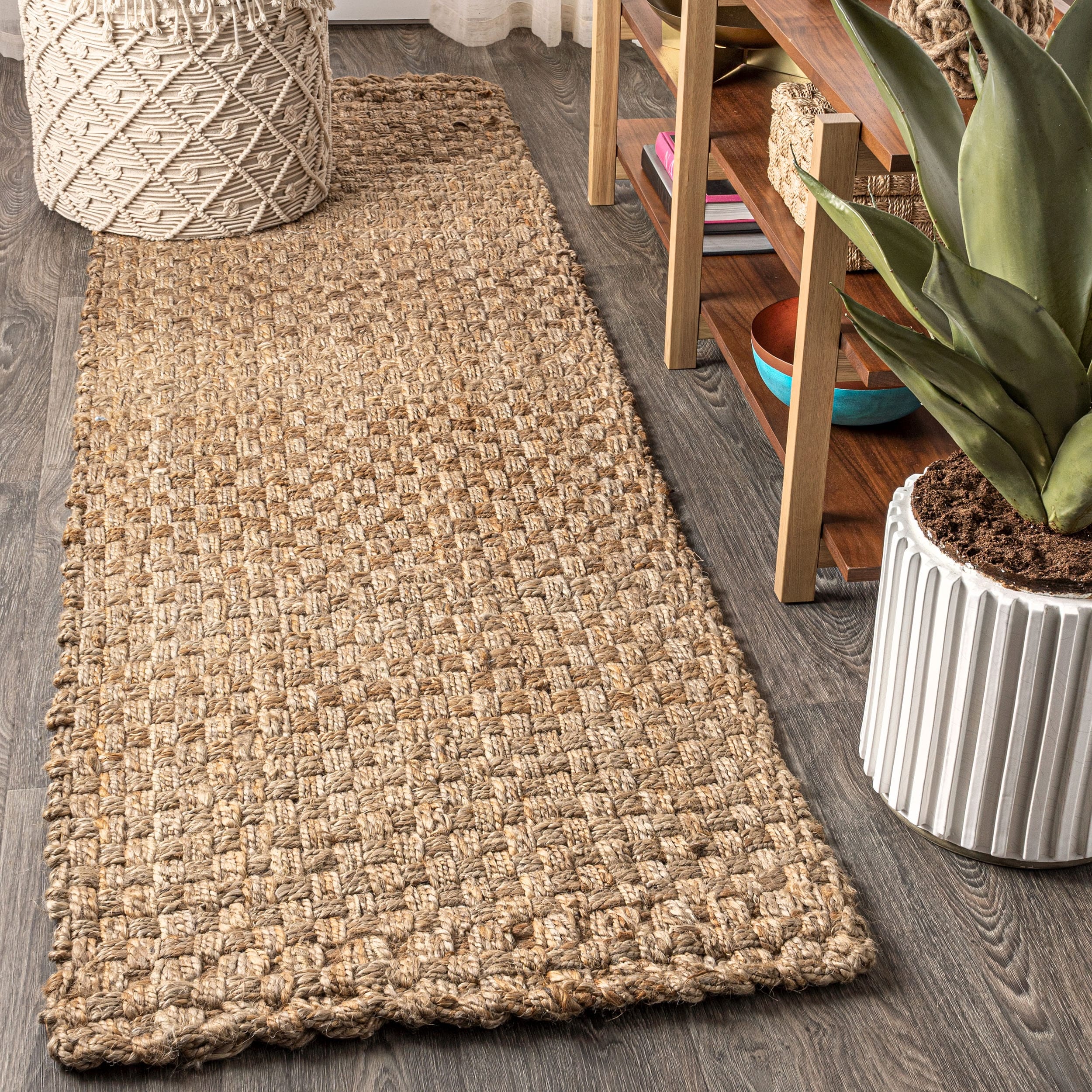 Jonathan Y Estera Hand Woven Boucle Chunky Jute Natural Area Rug On Sale Overstock 29558689