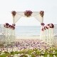 preview thumbnail 1 of 7, Metal Garden Pergola Archway Stand FIrm Wedding Ceremony Backdrop Rack White