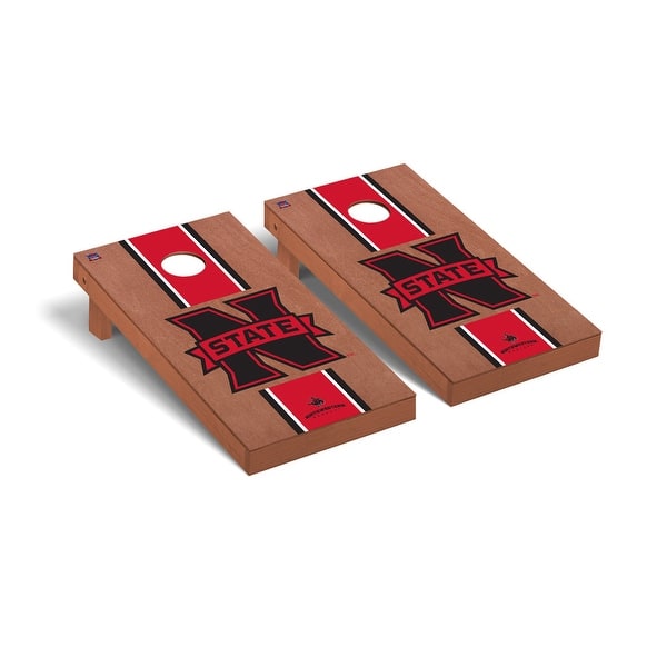 slide 2 of 5, Northwestern Oklahoma State Rangers Rosewood Cornhole Board Set