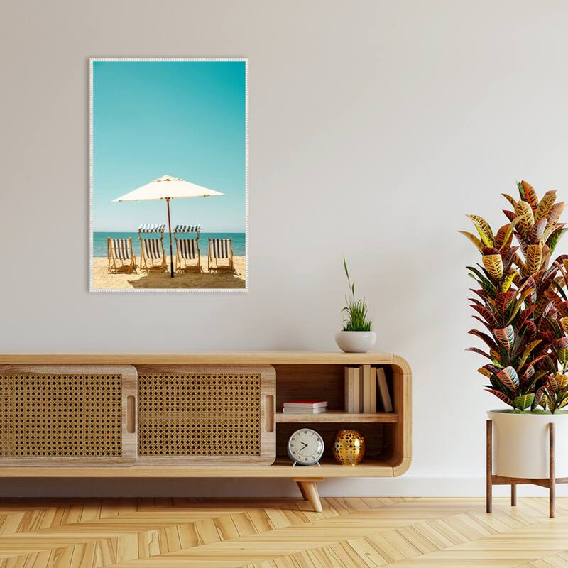 Best Spots by the Ocean by Elena Chukhlebova Framed Canvas Wall Art Print