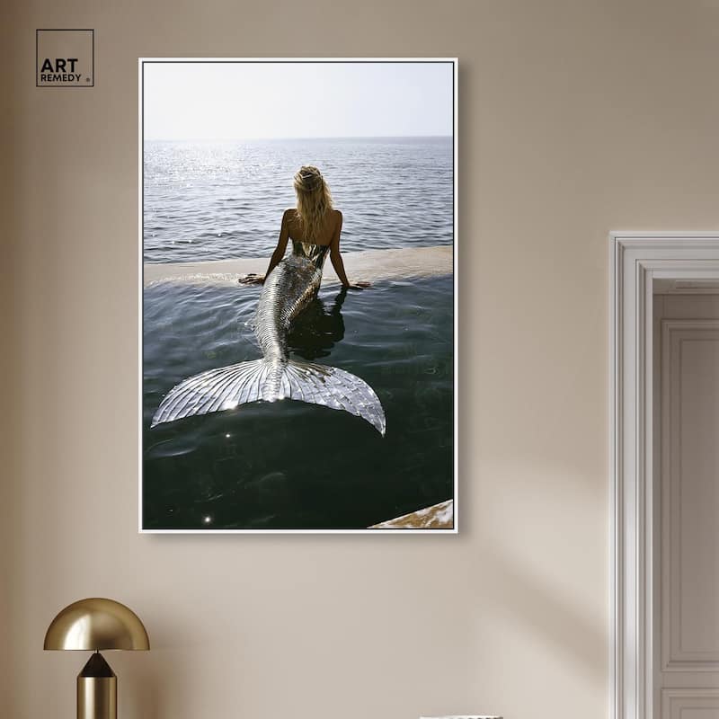 Mermaid Noon Canvas by Art Remedy