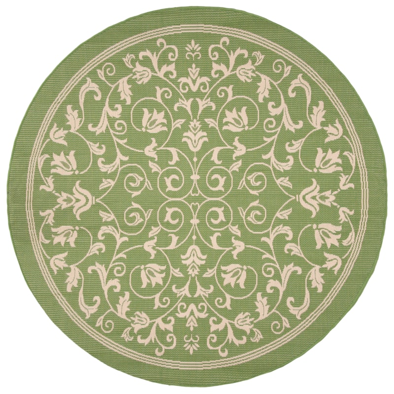 SAFAVIEH Courtyard Clarine Indoor/ Outdoor Waterproof Patio Backyard Rug