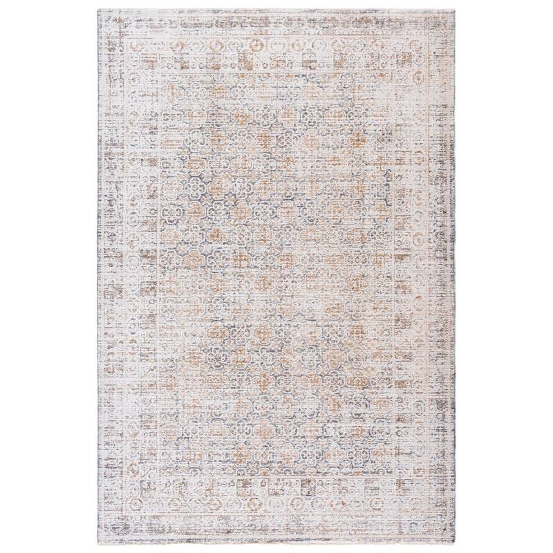 SAFAVIEH Romance Ledina Vintage Distressed Rug - 5'3" x 7'6" - Ivory/Grey Brown