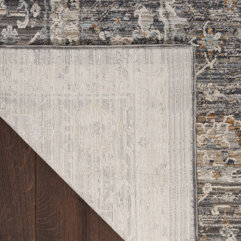 Nourison Nyle Indoor only Grey Persian Area Rug