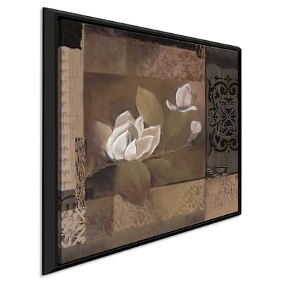 "Rose Tapestry I" Print on Floating Canvas