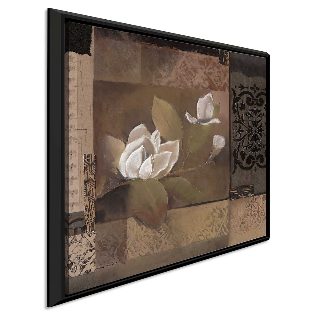 "Rose Tapestry I" Print on Floating Canvas