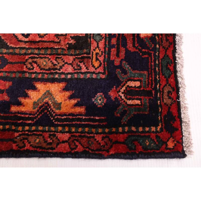 ECARPETGALLERY Hand-knotted Konya Anatolian Black Wool Rug - 4'2 x 8'0