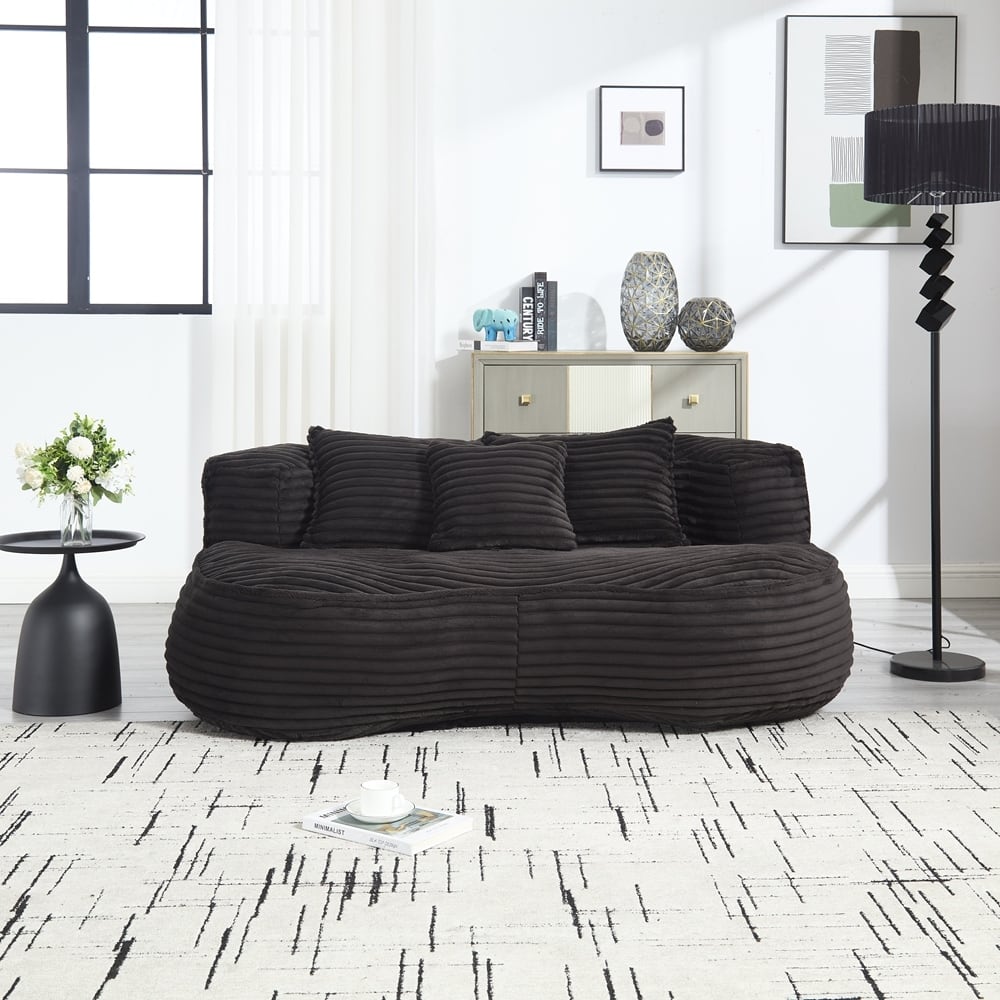 Comfort Lounger High Back Bean Bag Chair