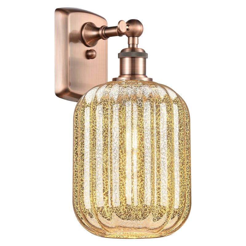 Innovations Lighting 516-1W-13-7 Preston Sconce Preston 13" Tall Wall - Antique Copper / Mercury