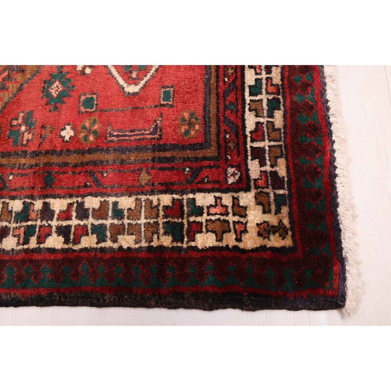 ECARPETGALLERY Hand-knotted Konya Anatolian Red Wool Rug - 3'7 x 10'0
